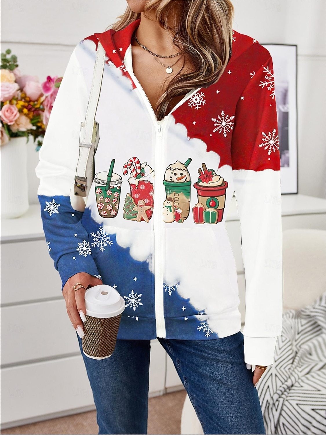 Amazon European And American Zipper Cardigan Fashion Casual