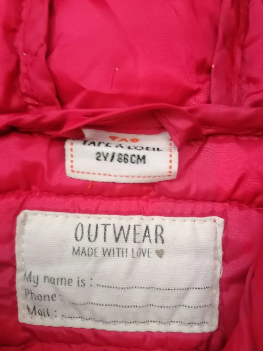 Girls Puffer Jacket - 2 Years