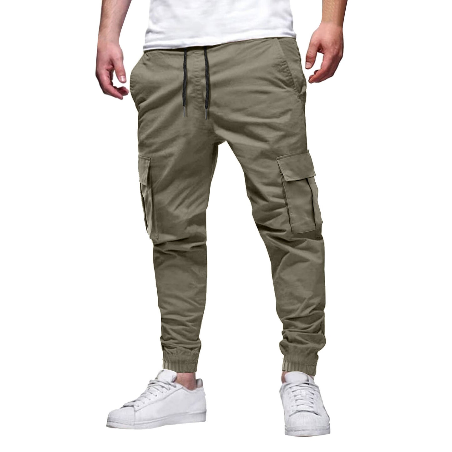 Men's Multi-pocket Drawstring Leisure Japanese Cargo Pants