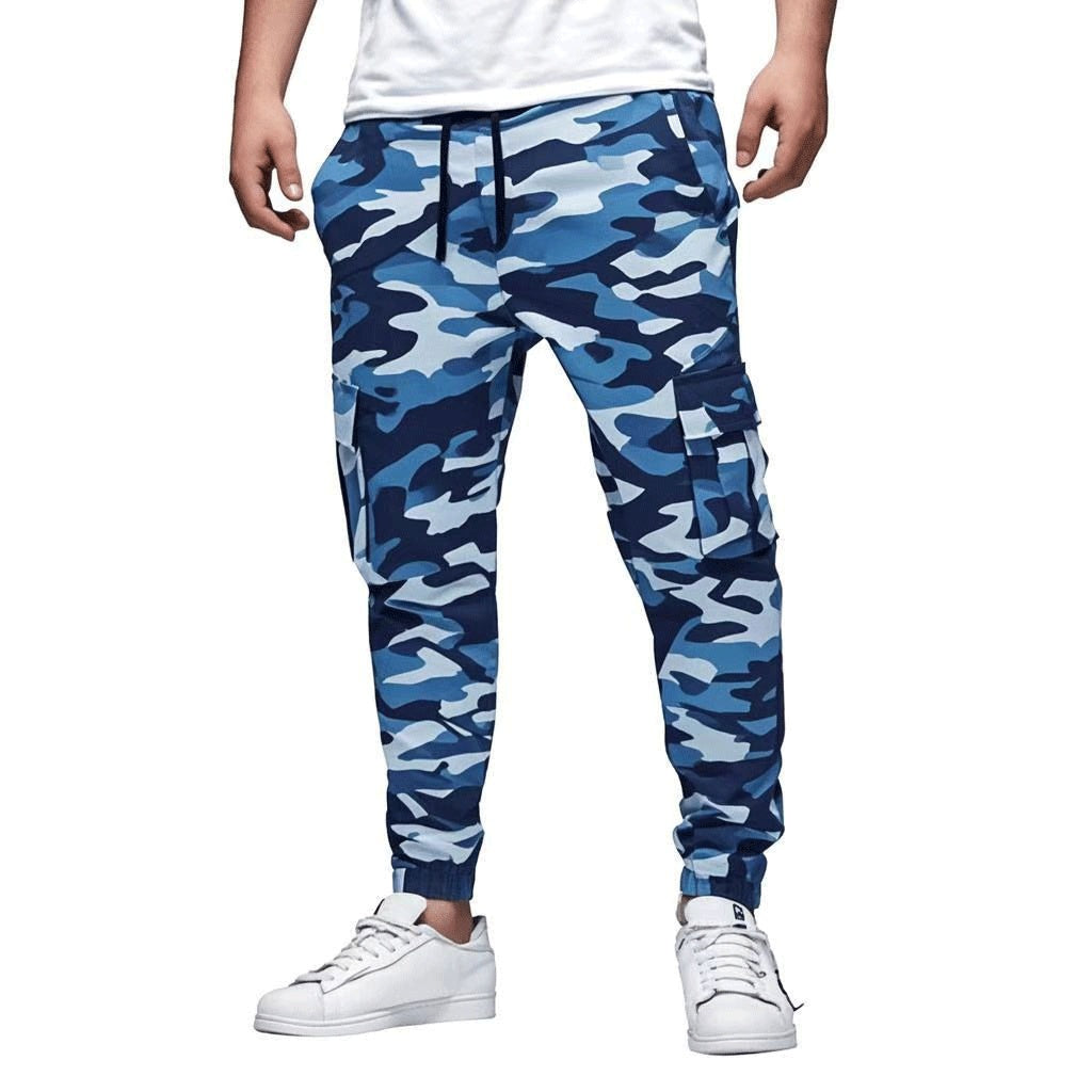 Men's Multi-pocket Drawstring Leisure Japanese Cargo Pants