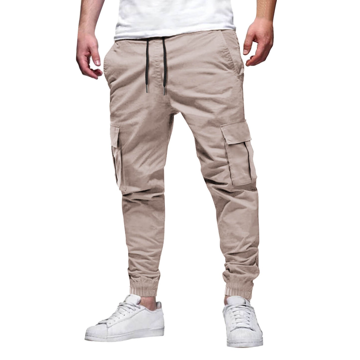 Men's Multi-pocket Drawstring Leisure Japanese Cargo Pants