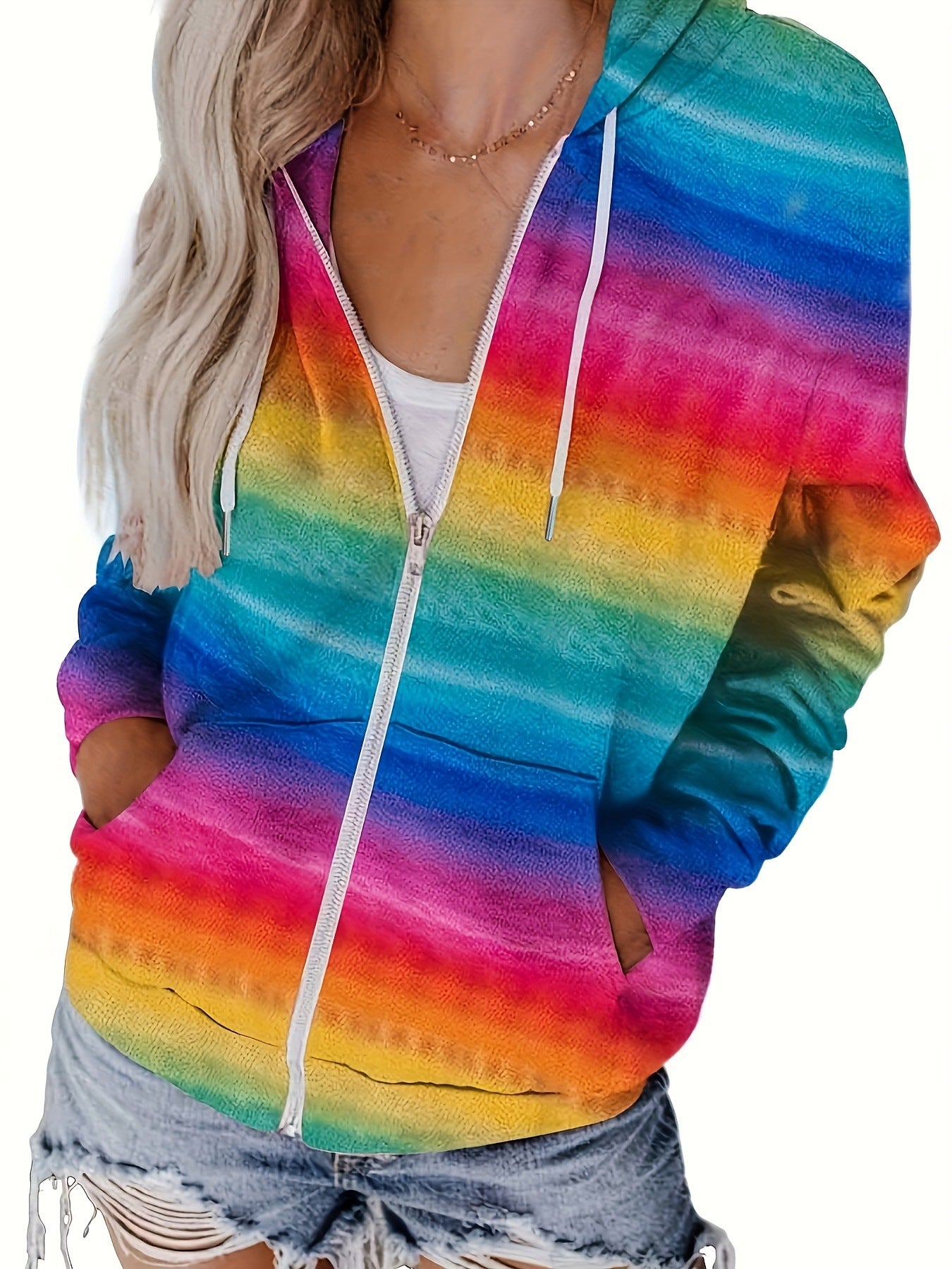 Amazon European And American Zipper Cardigan Fashion Casual