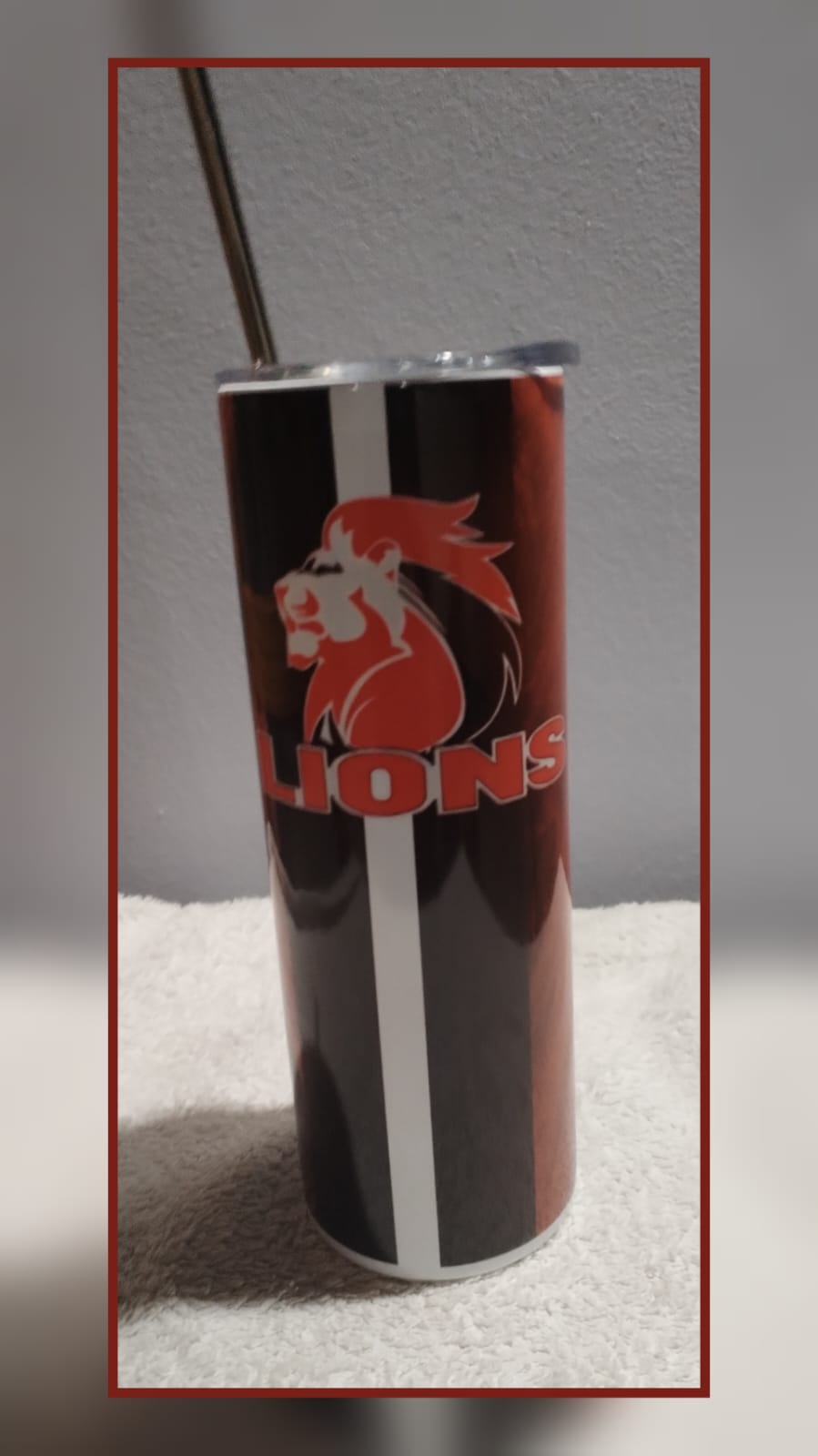 Insulated SA Rugby Supporter Tumblers with Straw