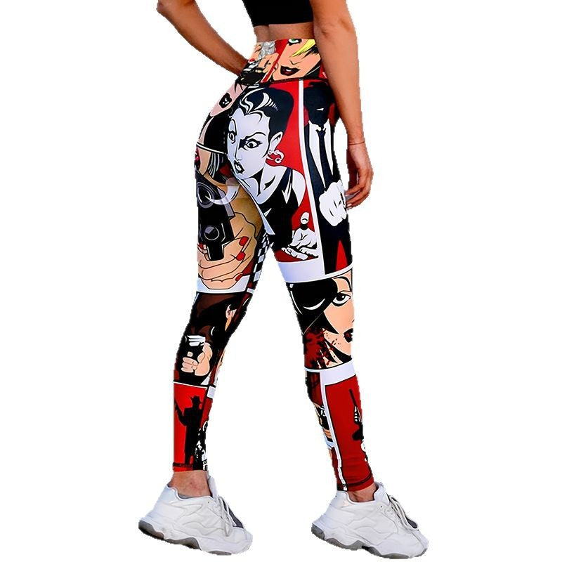 Women's Yoga Fashion Sports Pencil Tights