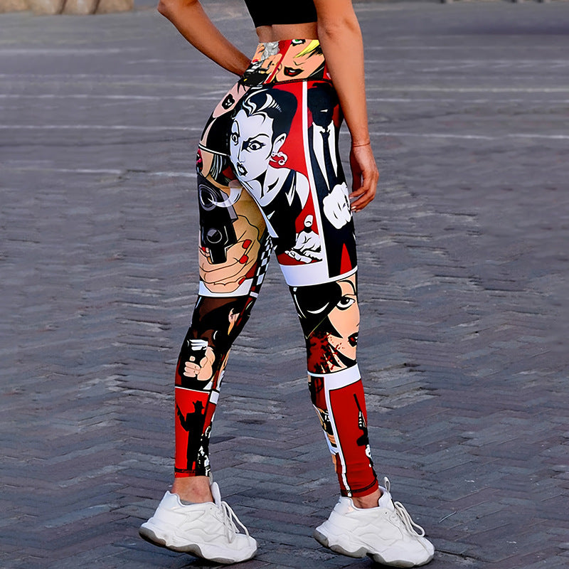 Women's Yoga Fashion Sports Pencil Tights