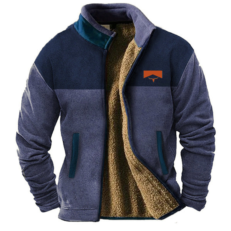 Men's Cotton Clothes Fleece Padded Coat