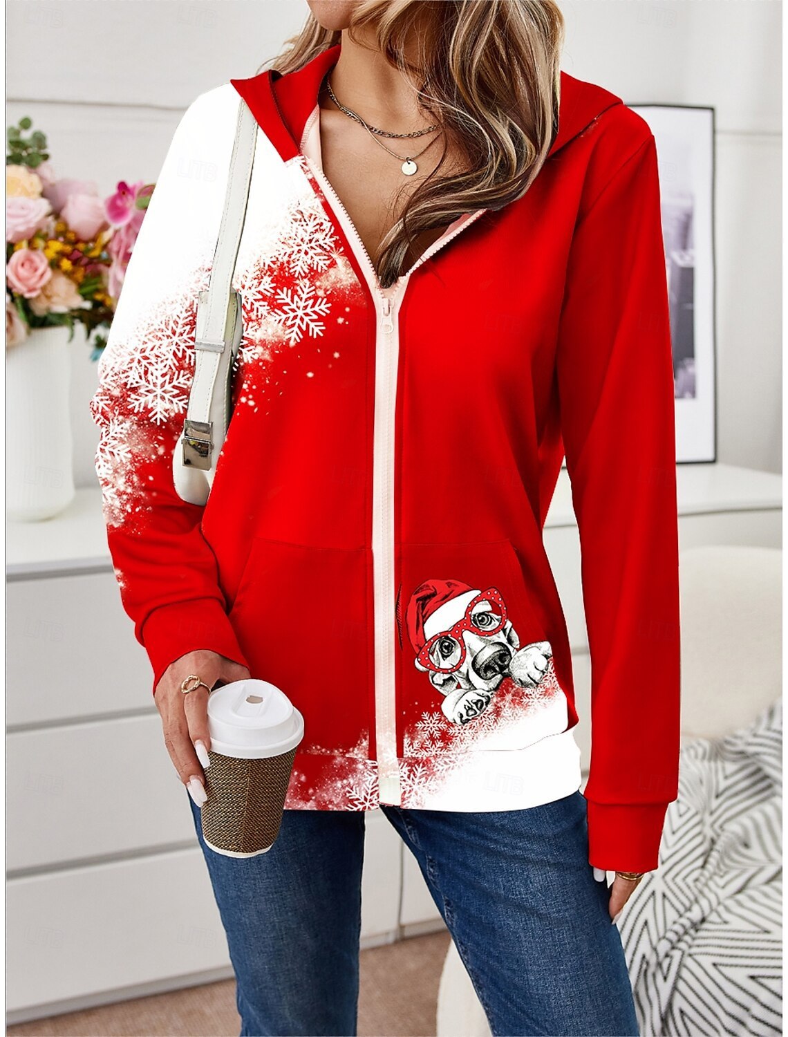 Amazon European And American Zipper Cardigan Fashion Casual