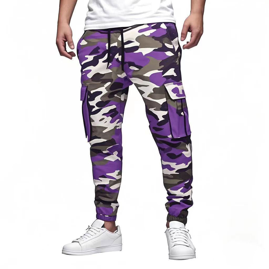 Men's Multi-pocket Drawstring Leisure Japanese Cargo Pants