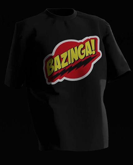 Bazinga Shirt - Red/Black
