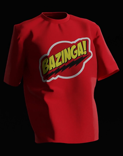 Bazinga Shirt - Red/Black