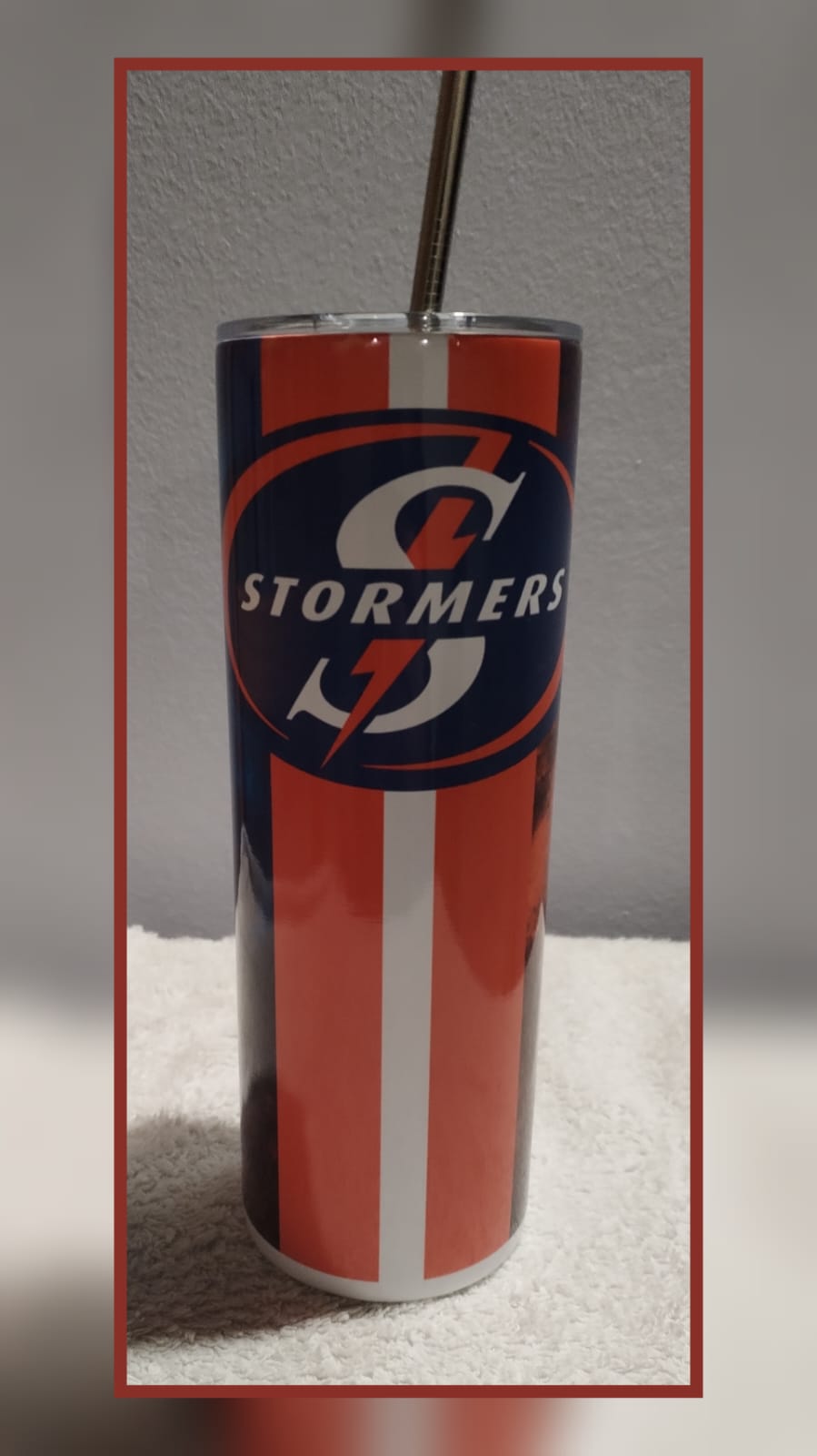 Insulated SA Rugby Supporter Tumblers with Straw
