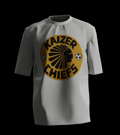 Kaizer Chiefs Supporter Shirt - White/Black
