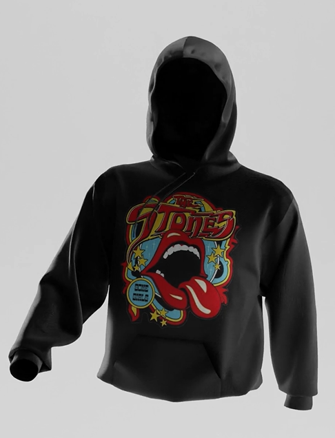 Rolling Stones Hoodie - Black