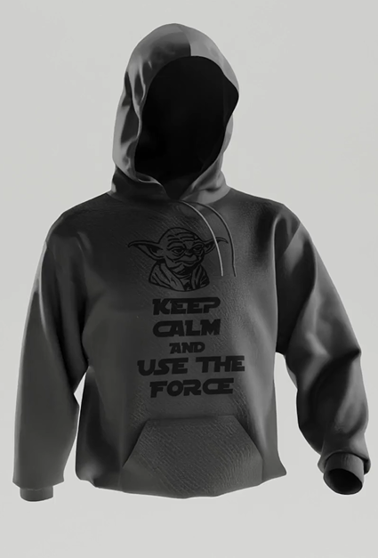 Yoda Hoodie - Grey