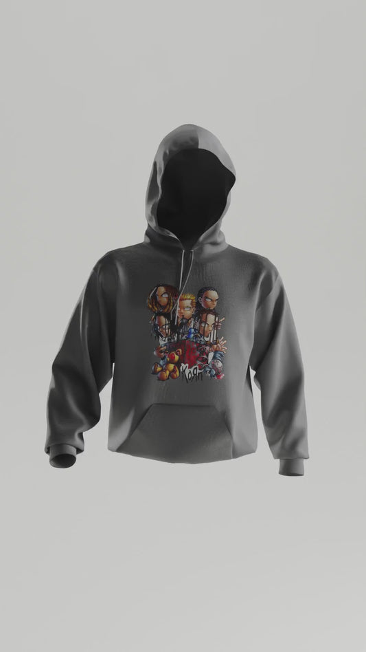 Korn Hoodie - Grey