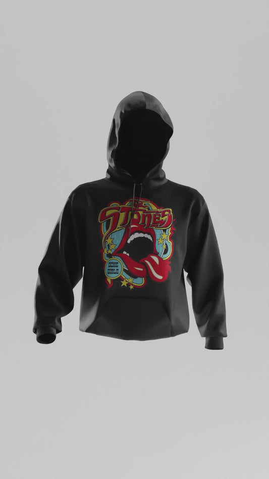 Rolling Stones Hoodie - Black
