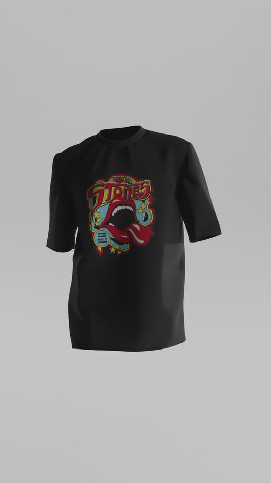 Rolling Stones Shirt - Black/White